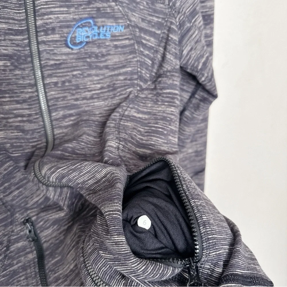 Lululemon Womens 6 Space Dye Active Track Jacket